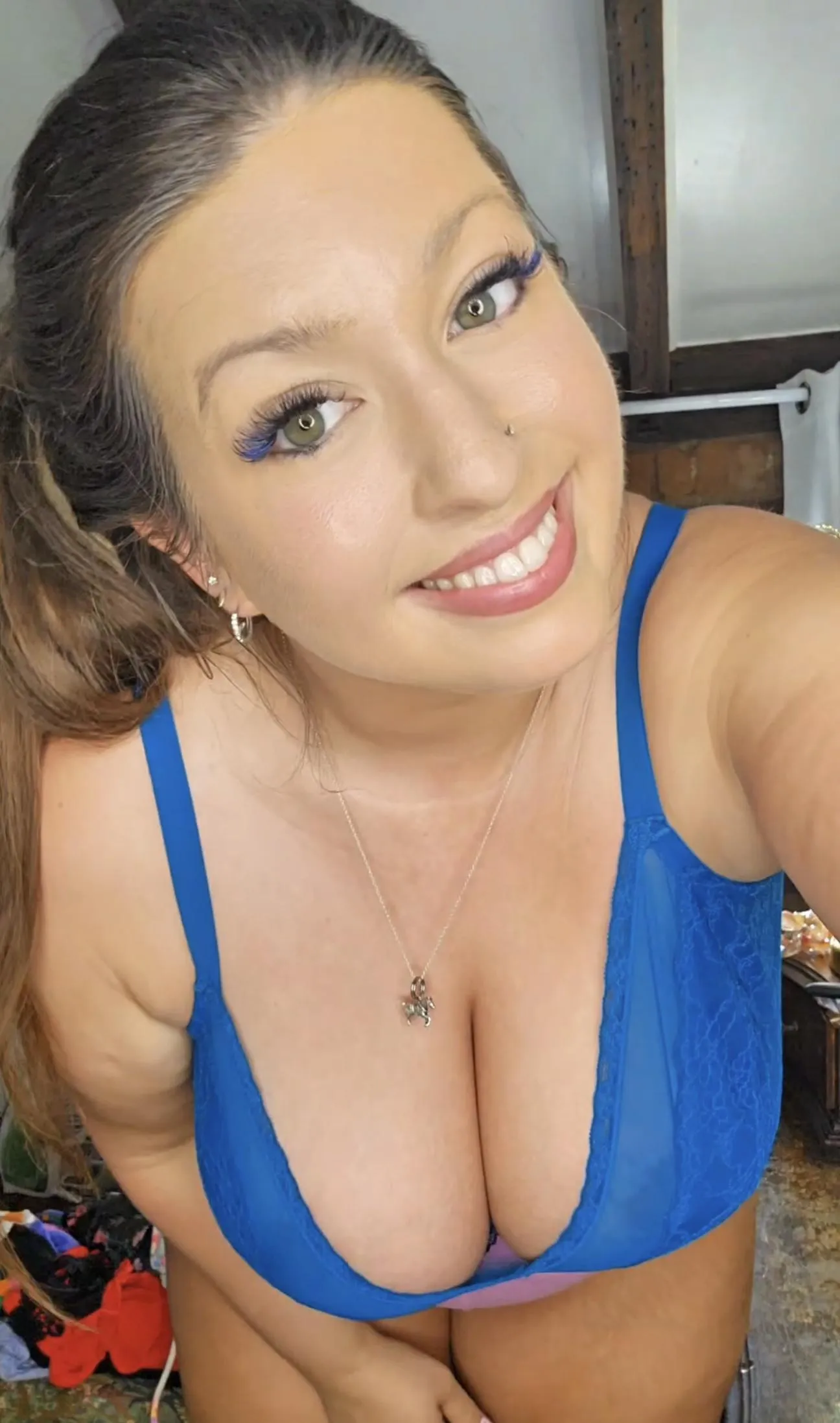 Some say my smile is my best feature… I think it’s my tits tho
