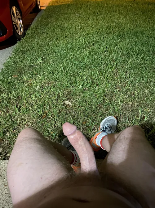 The neighbors get a show even in the rain