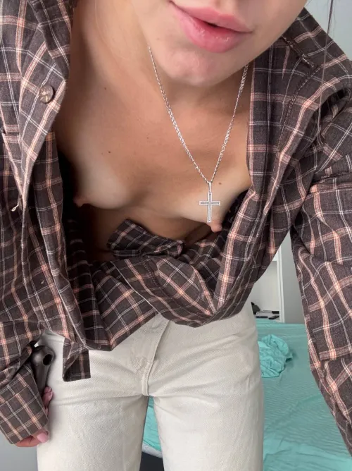 Do my flat flat tits really turn you on?