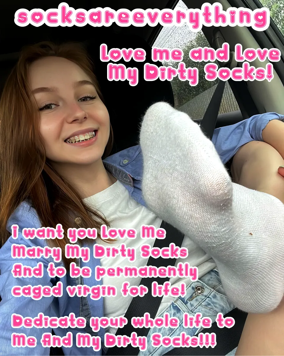 I want you to be a good little beta loser and pussyfree pledge for me and my socks forever. This way you can get and marry my socks. SocksAreEverything2 on ImageFap