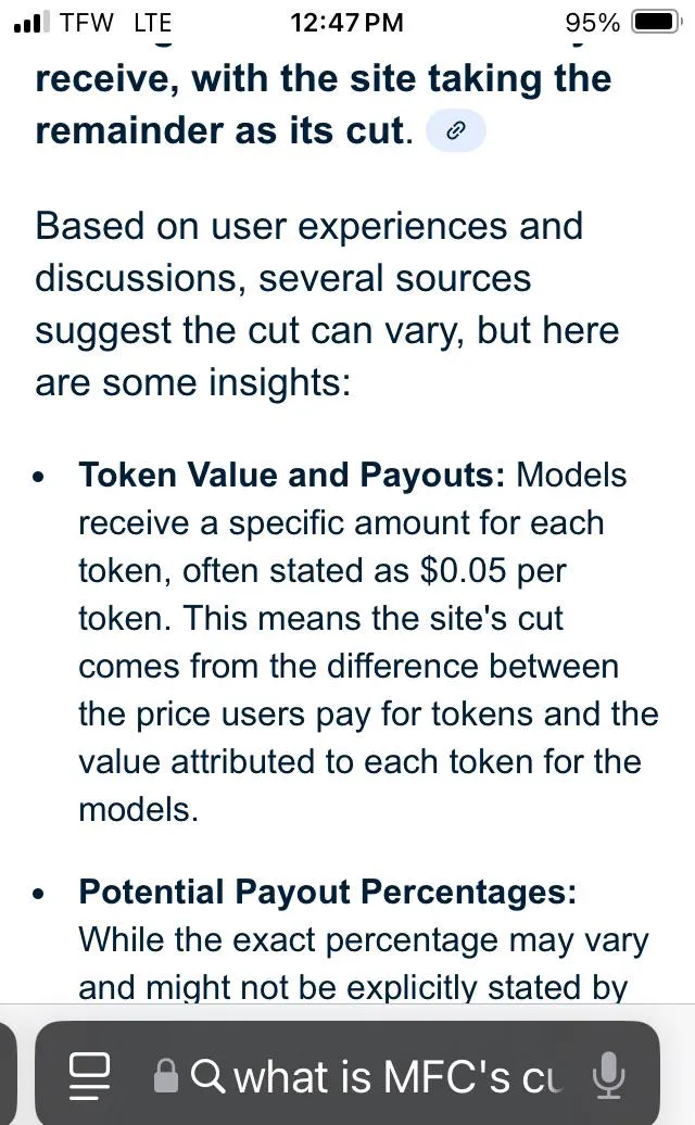 Katee’s MFC revenue cut…