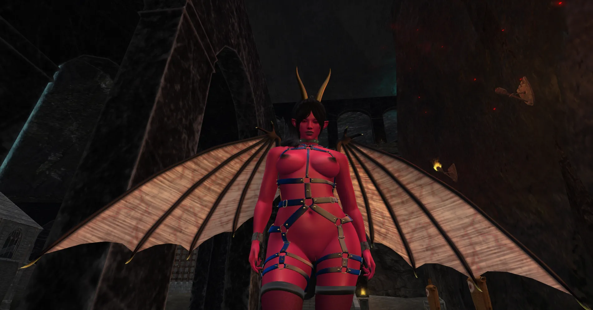 My OC, Seraphine, in second life