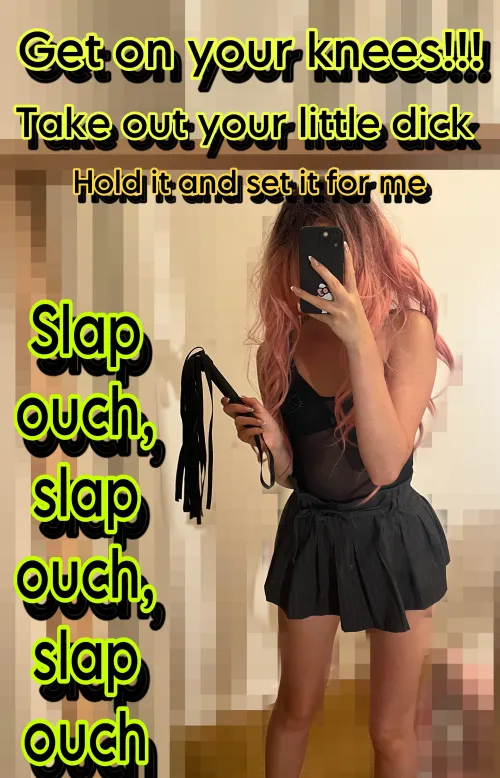 [oc] [ImageFap: princessdollmie] I bet it gets hard with every slap