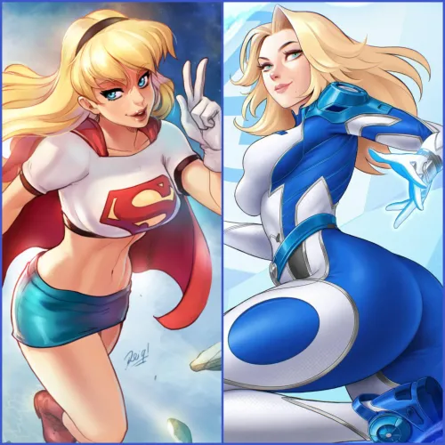 Some new life was breathed into superhero films this last month, so naturally we have to ask the important question: Who would you rather do? Supergirl/Kara Zor-el (DC) or Invisible Woman/Sue Storm (Marvel)?