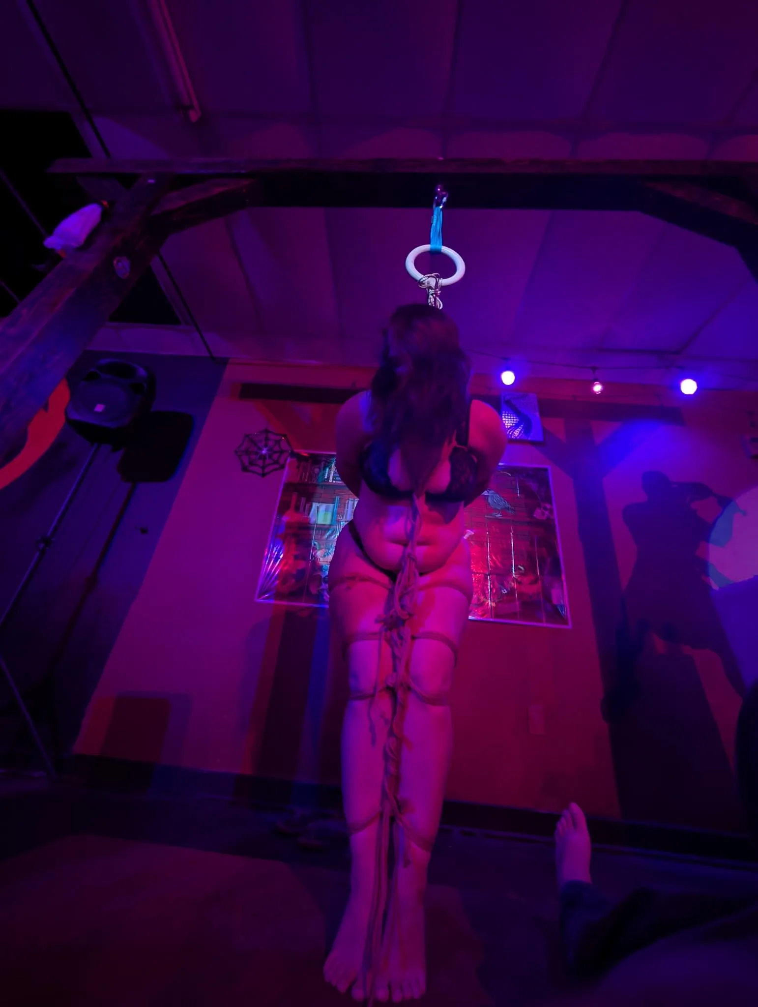 Spent the evening walking around in heels and then was put in THIS predicament