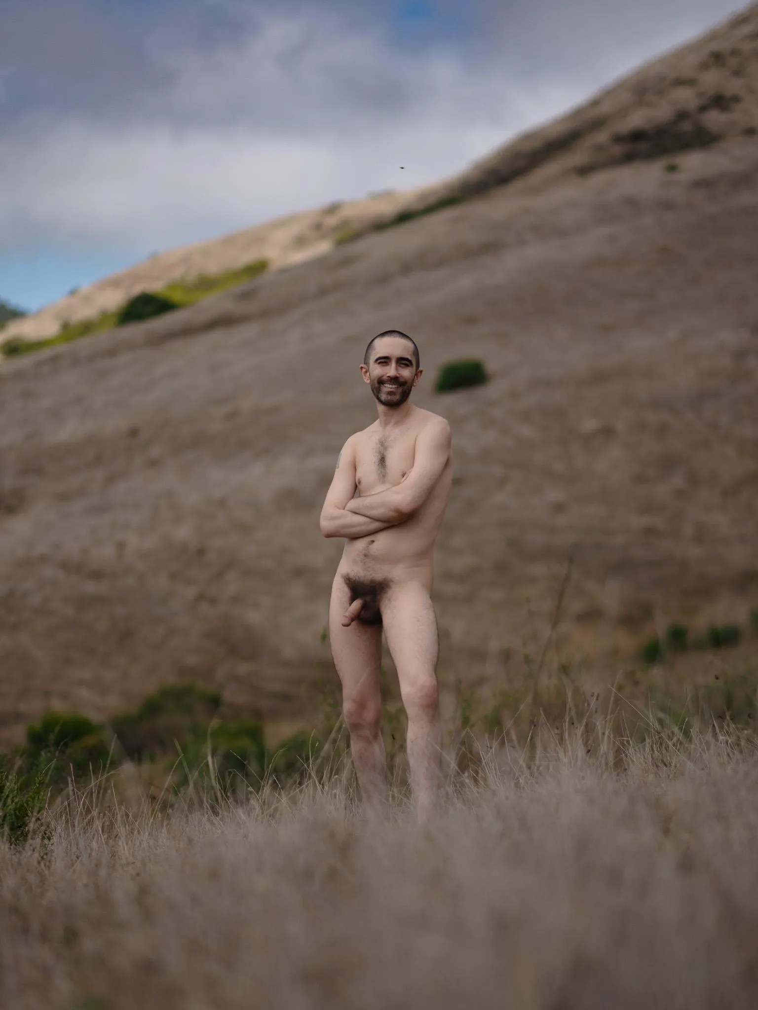 The grass, hillside, and light were all perfect… I felt so happy