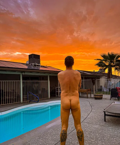 What a sunrise today! Got a big rain last night 😍🌵❤️