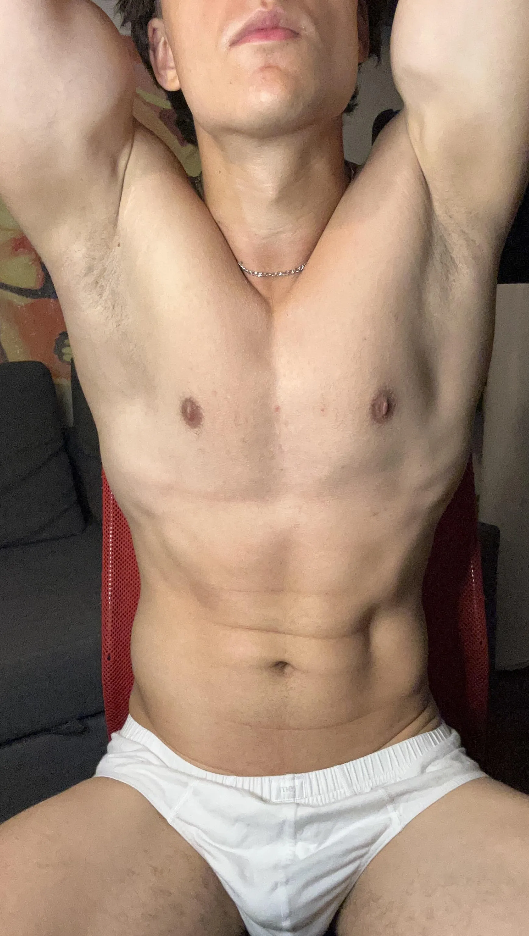 (20)Would you lick or sniff my pits?