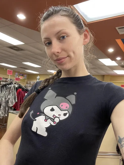 Braless at work, hopefully my manager doesn’t mind…