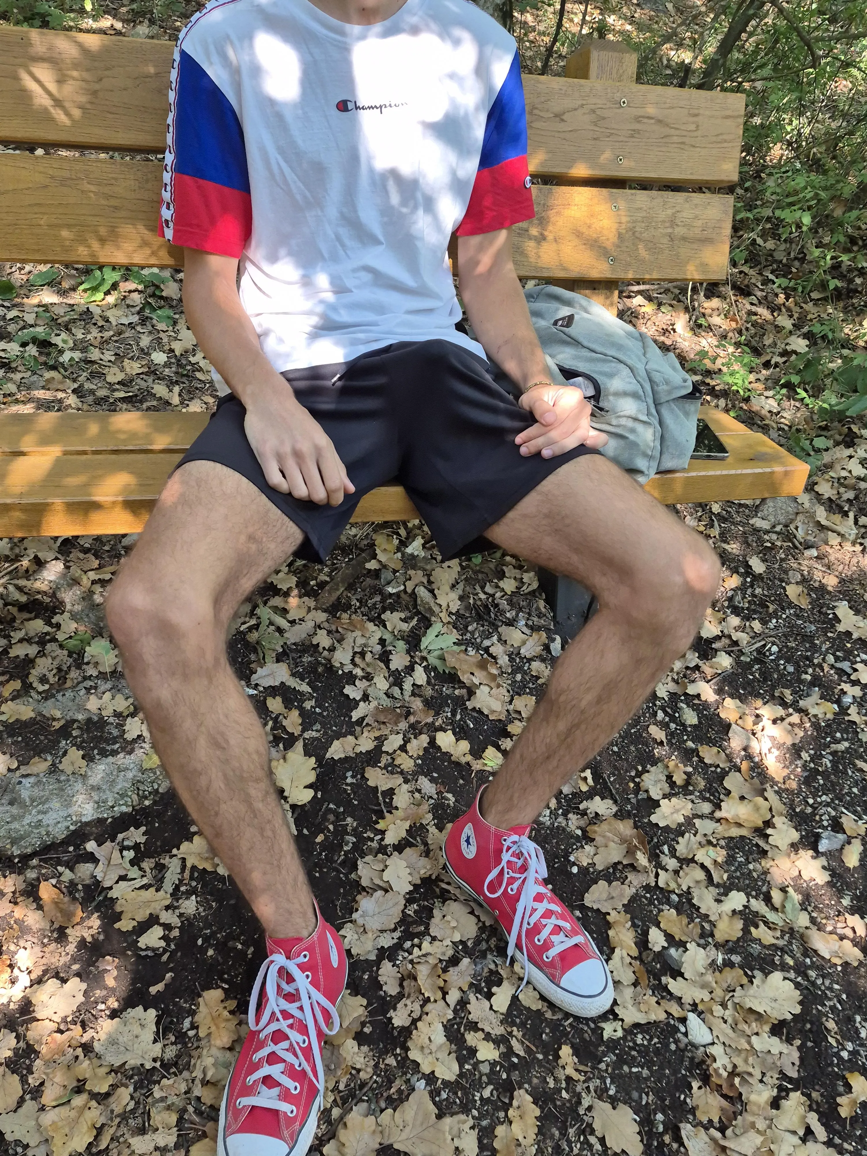 Found a perfect seat while hiking