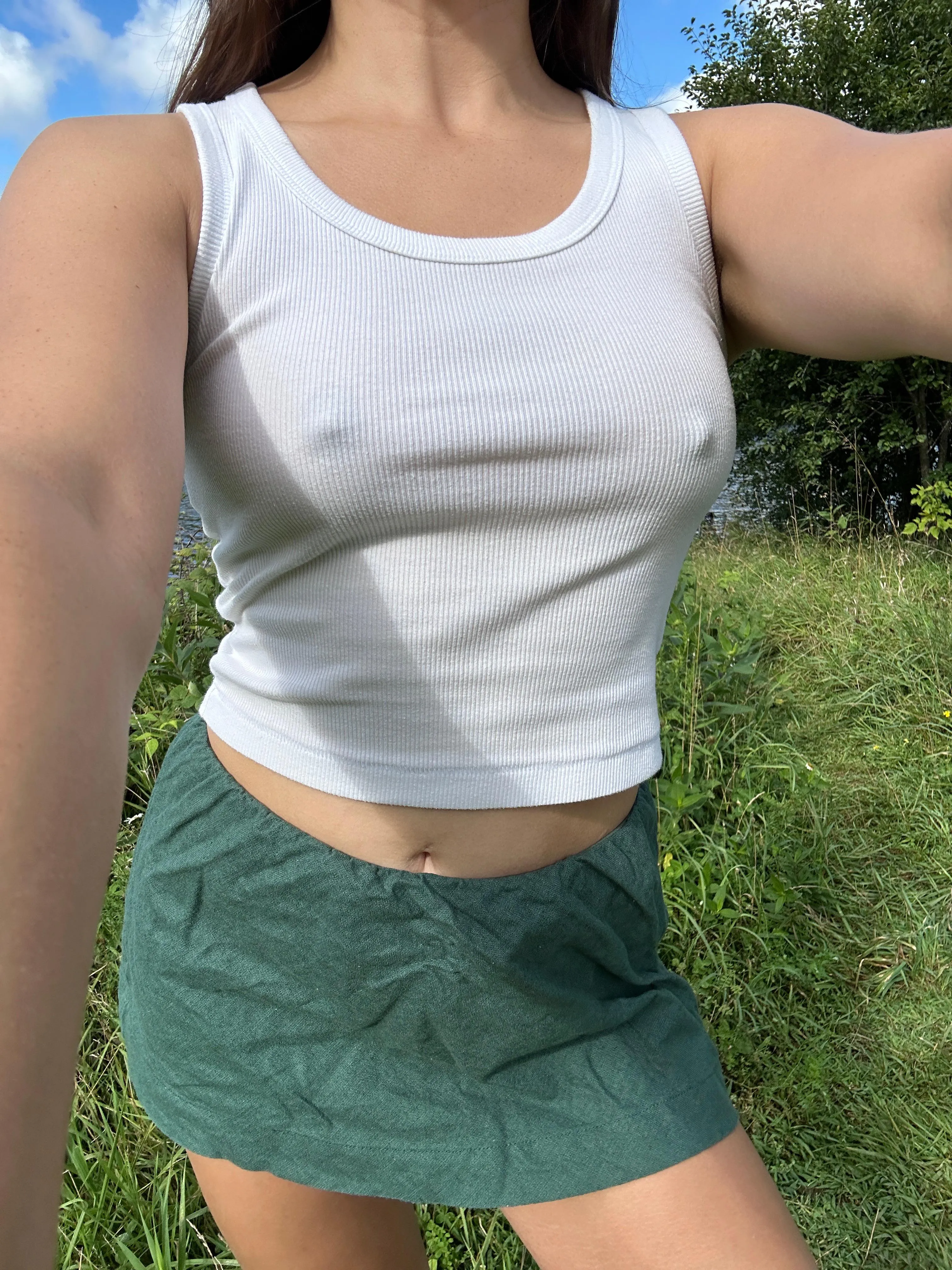 I love nothing more than frolicking braless