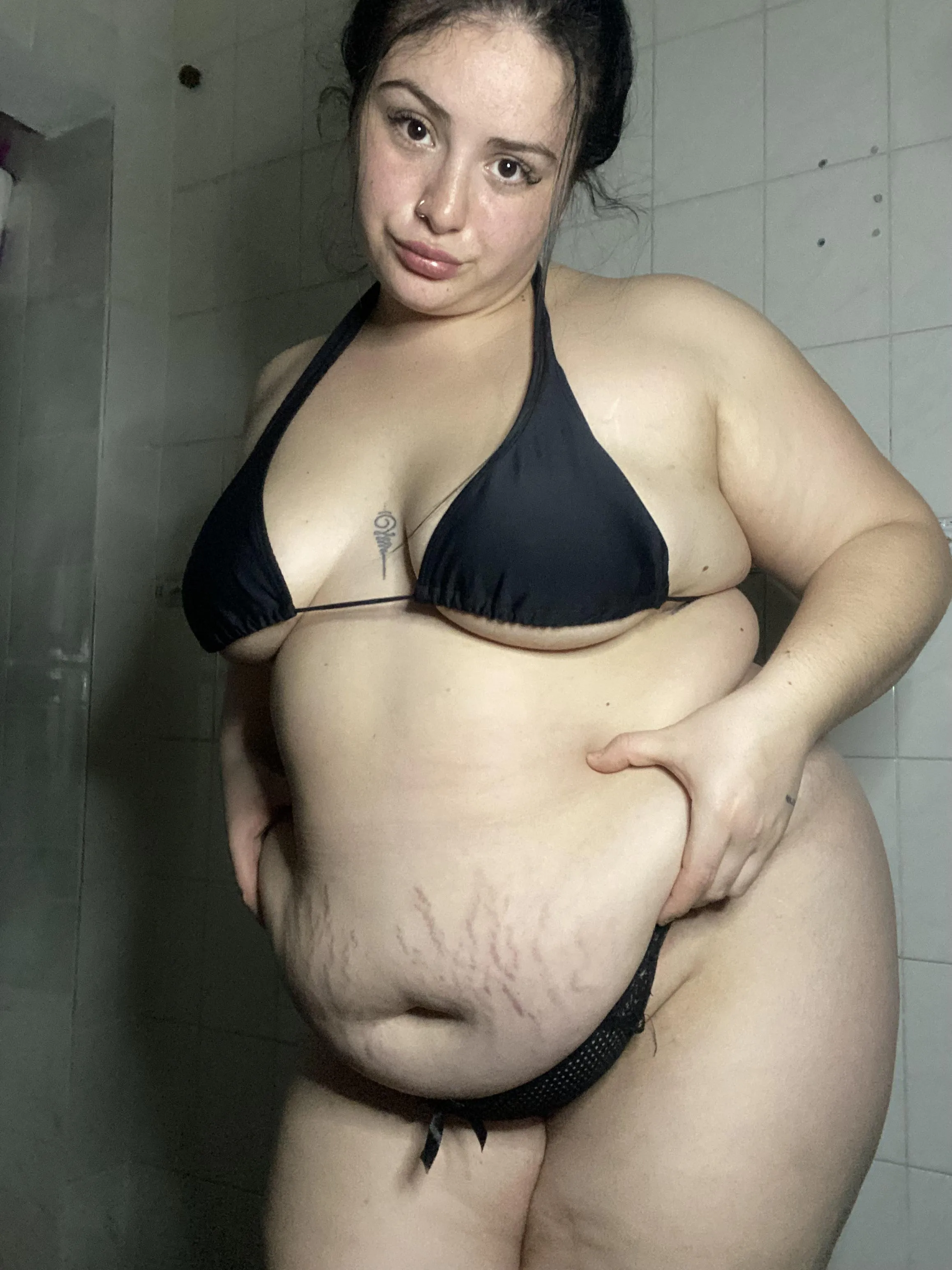 put your cock in my belly button