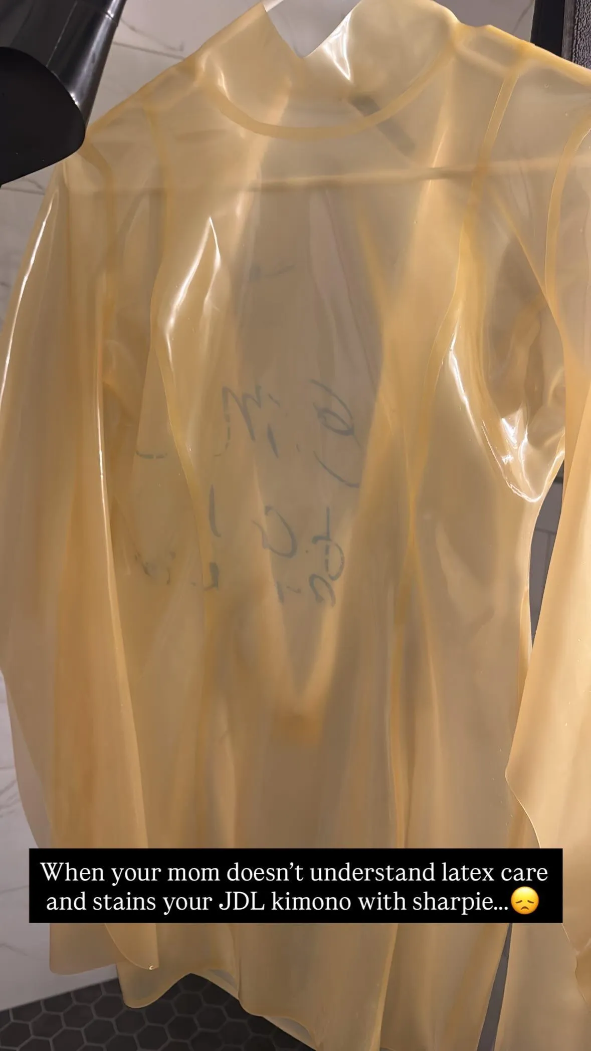 So, can y’all confirm this is done for? Sharpie imprint on transparent latex