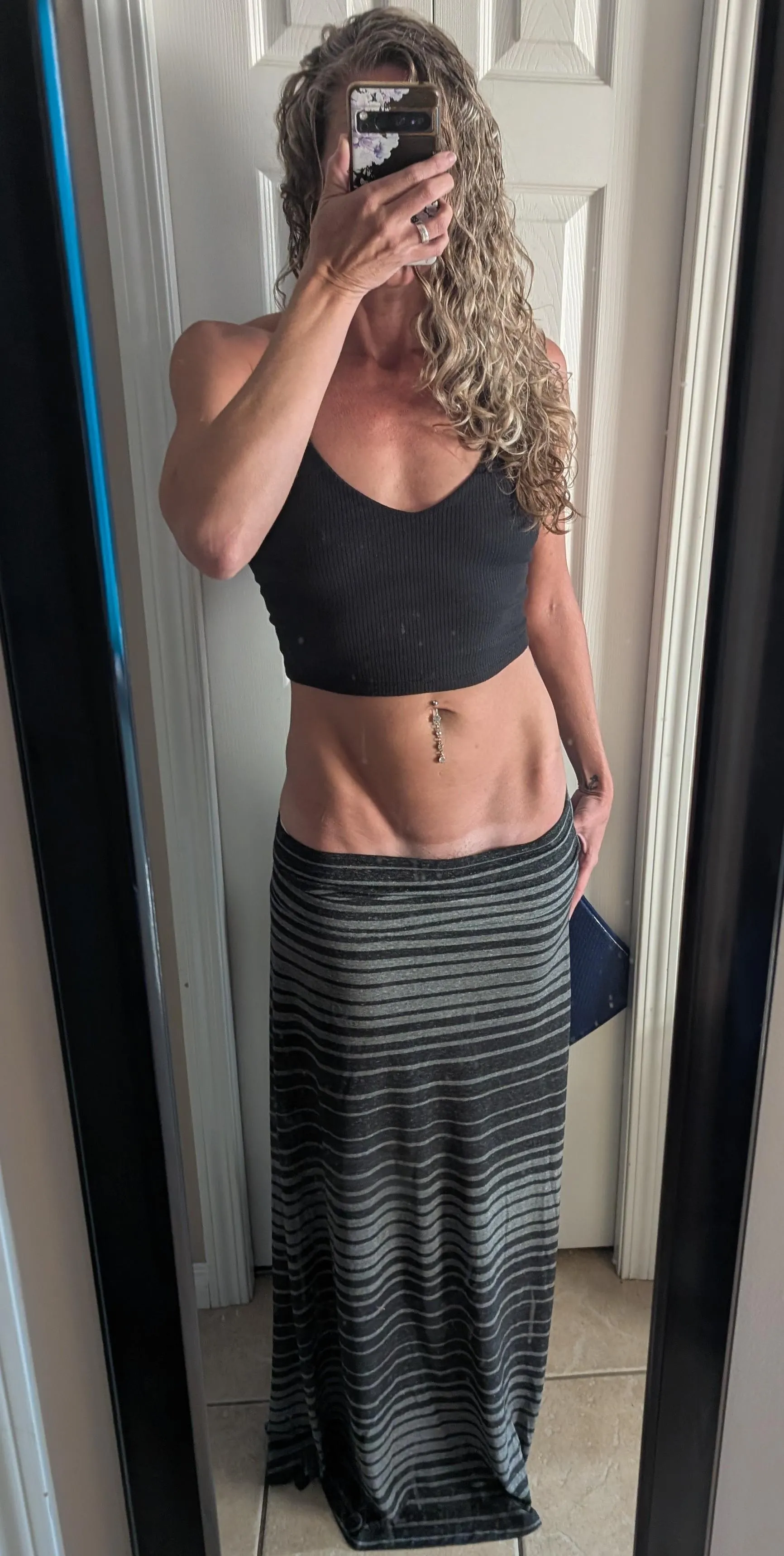 So low and commando you can see tanline