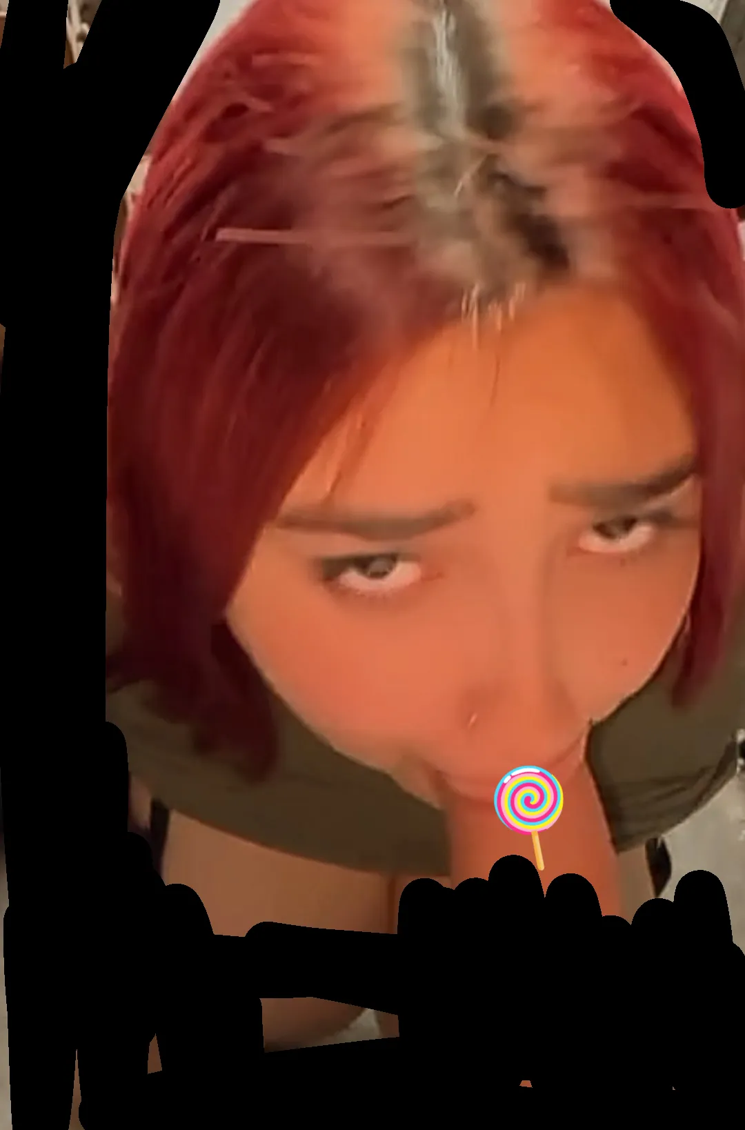 chupo mi paleta, como nena buen👅🍭☺️