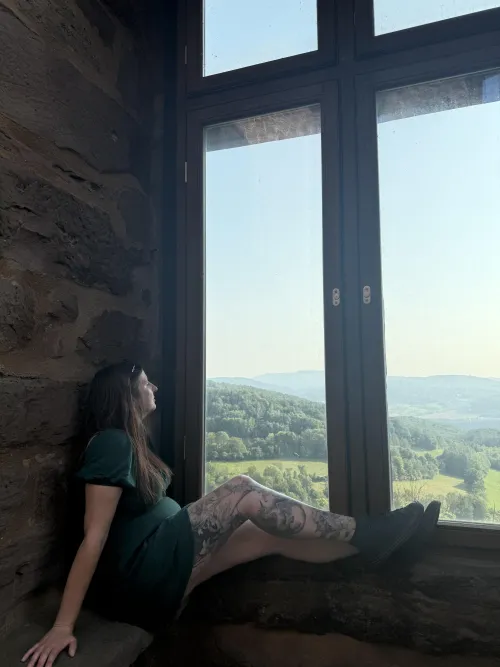Enjoying the view, are you?