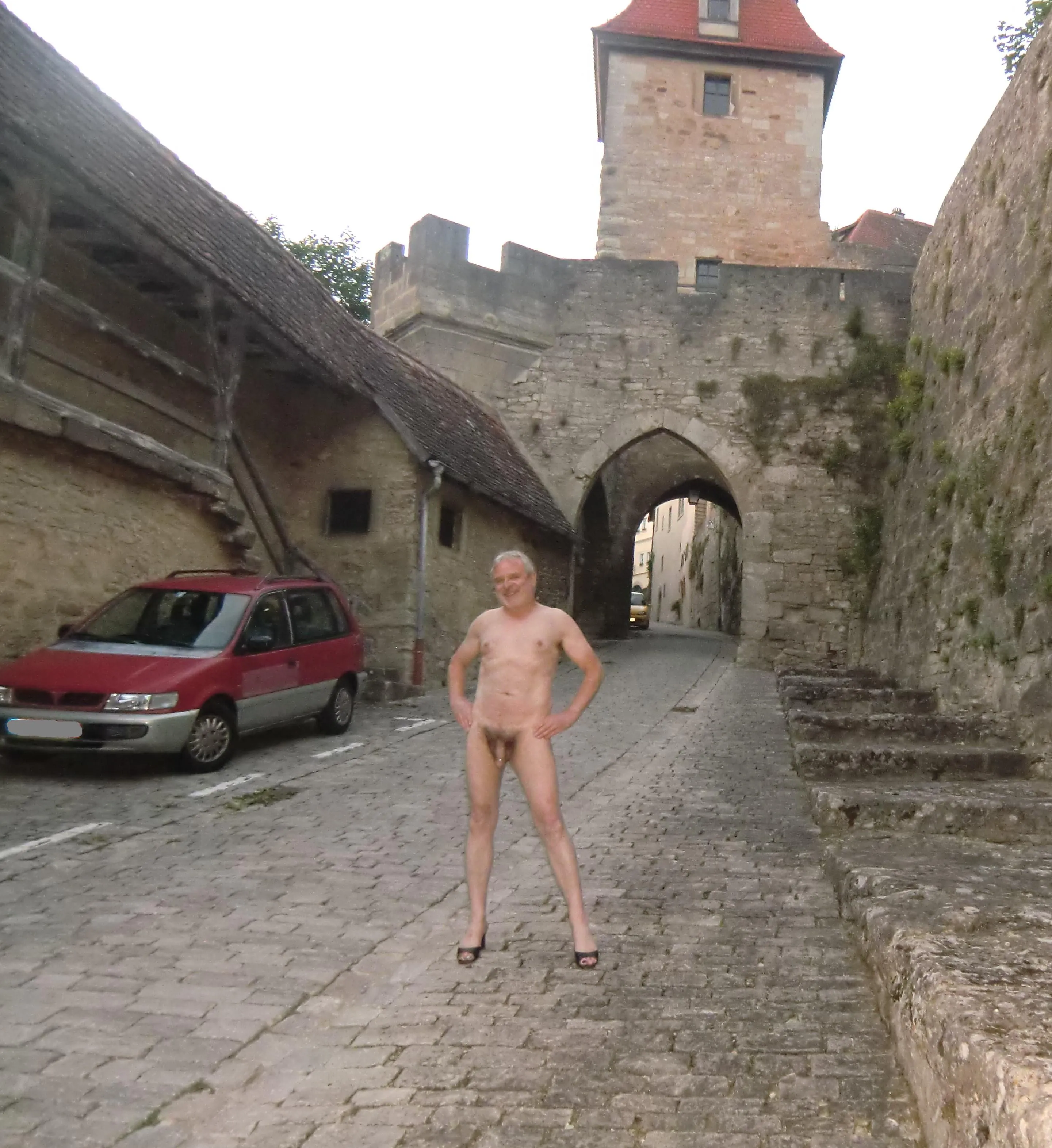 I have to visit medieval towns naked