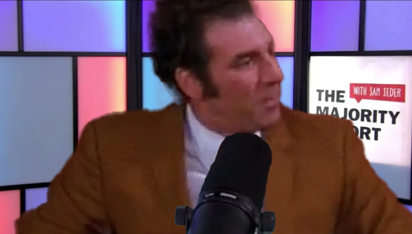 This is the set from the old Sam Seder Show! They must be throwing it out. This stuff belongs in the Smithsonian!