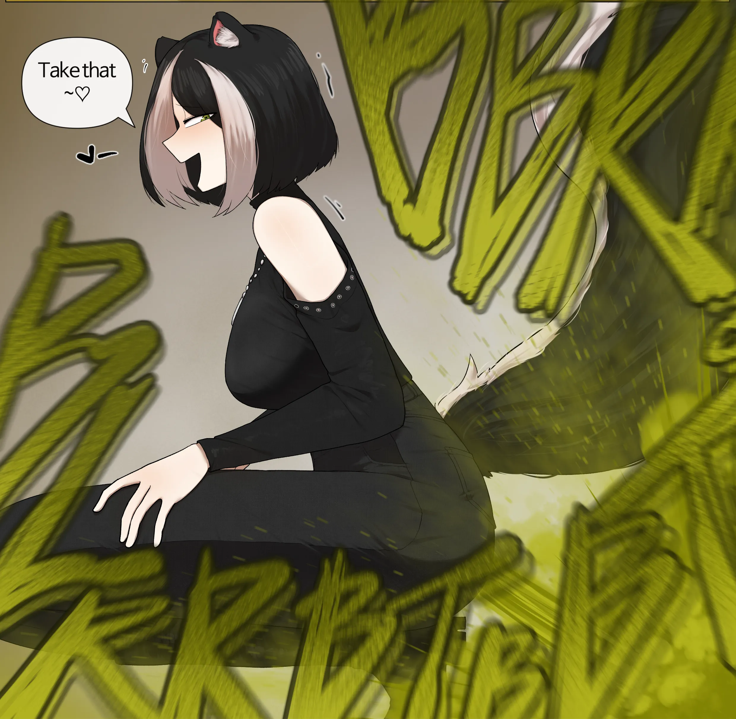 Being rivals with a skunkgirl really stinks~ [fart] [humiliation] [skunk] [3 intros]