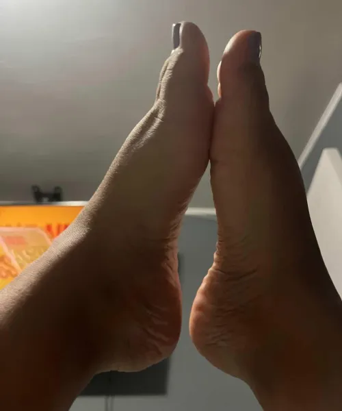 Is this gap I made with my feet. Too small, too big or just perfect for you.