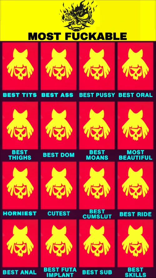 Let's play a game! First, who has the best tits in Night City?