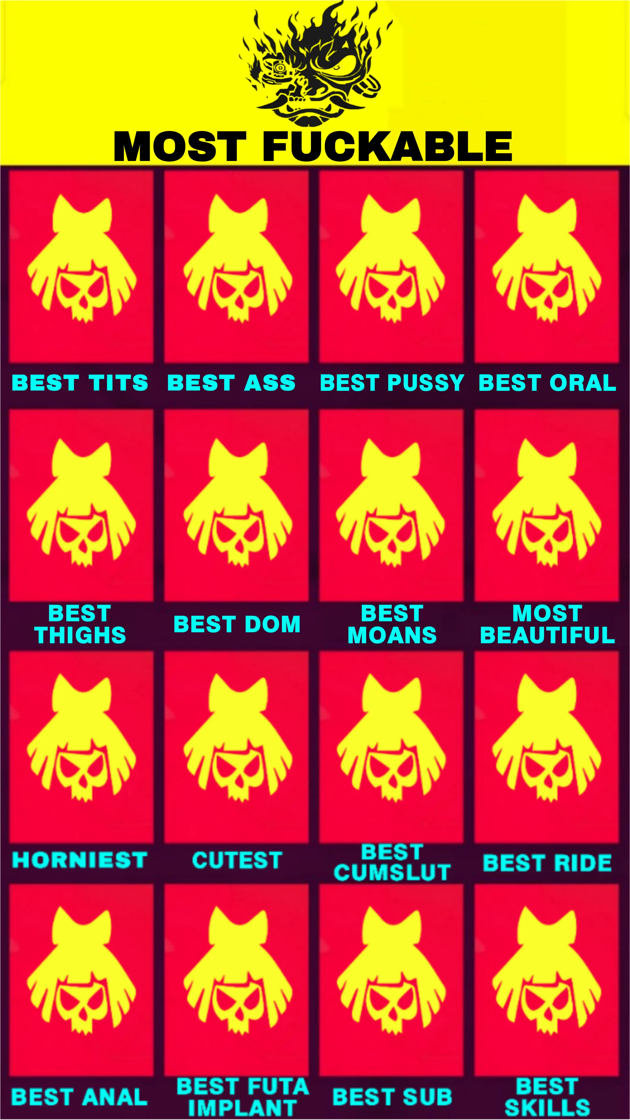 Let's play a game! First, who has the best tits in Night City?