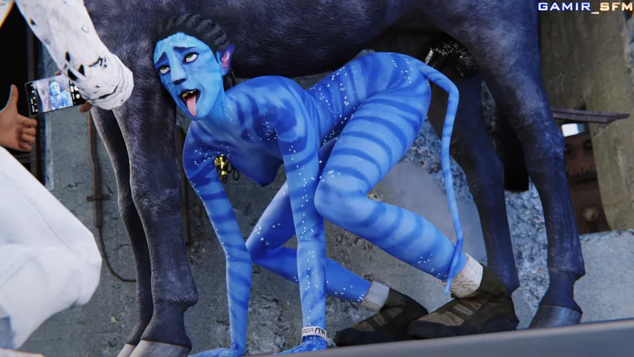 Na'vi girl was captured by the RDA and is being experimented on (gamir_sfm)