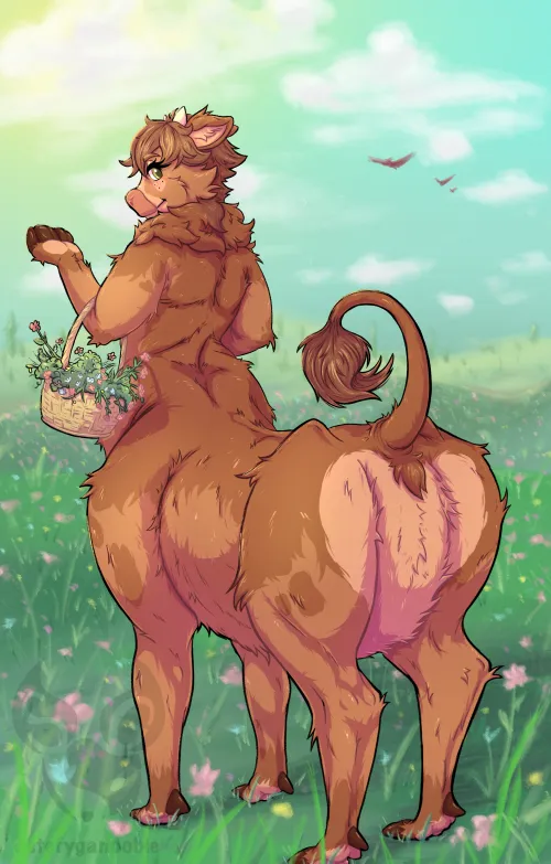 [OC] Rosie in the Meadow - Commission
