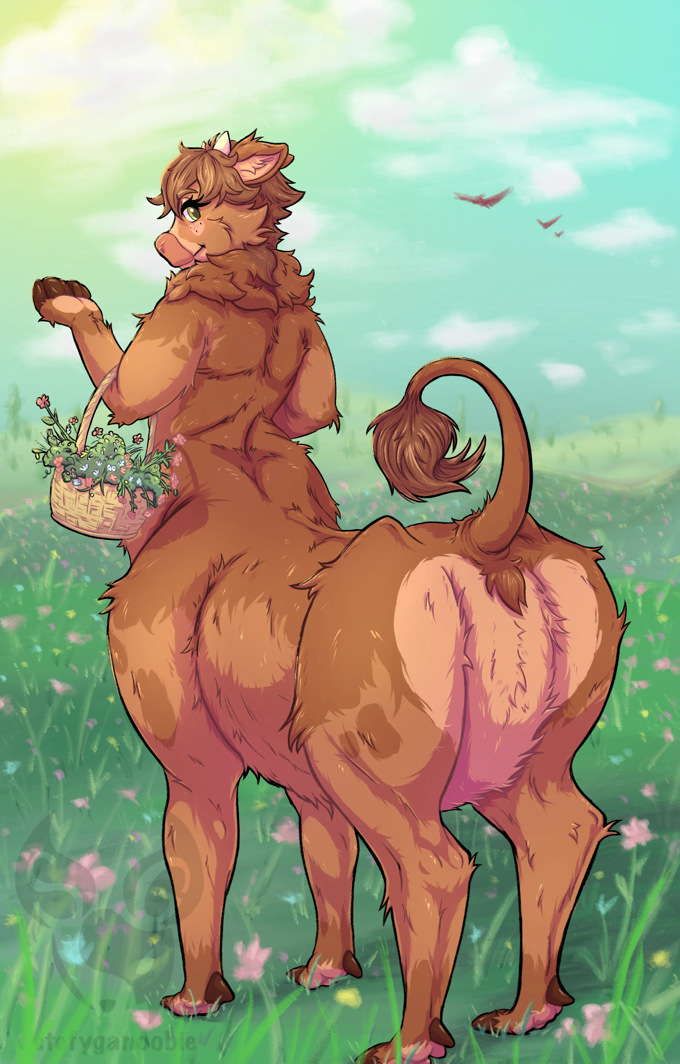 [OC] Rosie in the Meadow - Commission