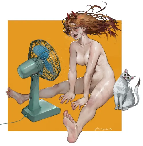 Power cooling off, csm fanart I did