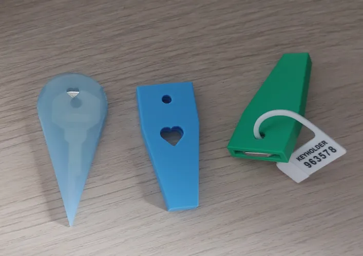 Some early tests for keysleeves