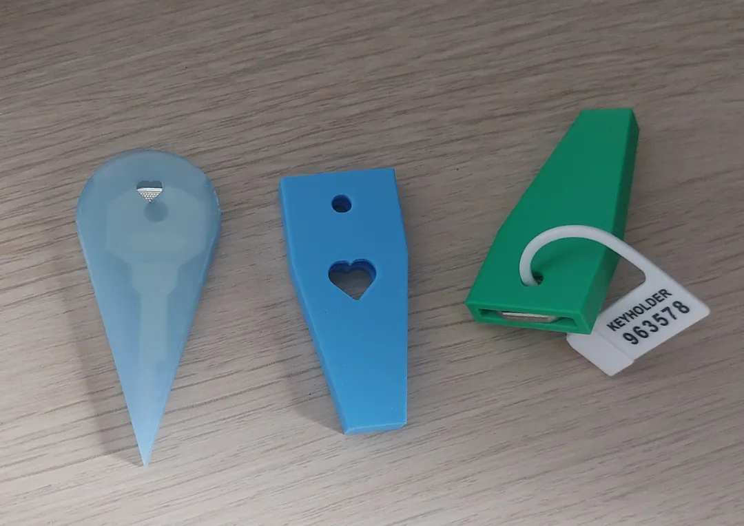 Some early tests for keysleeves