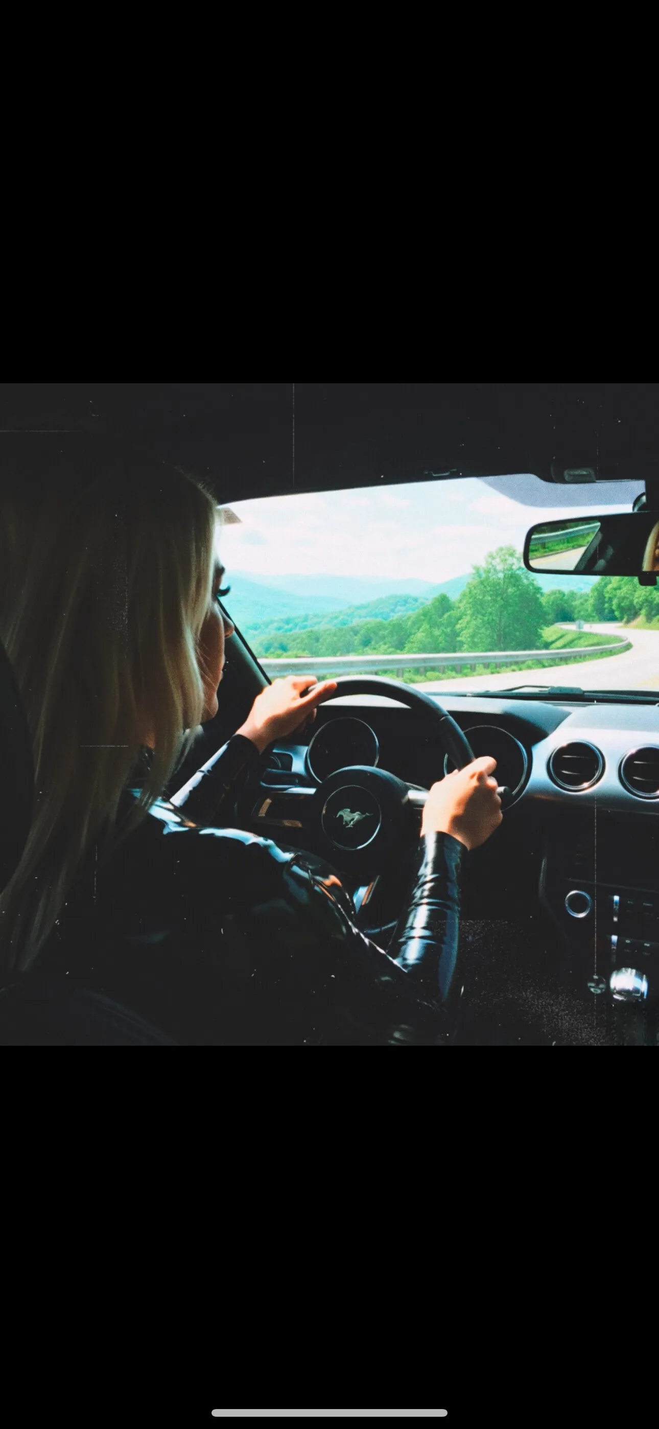 Blonde, latex, and horsepower 😈