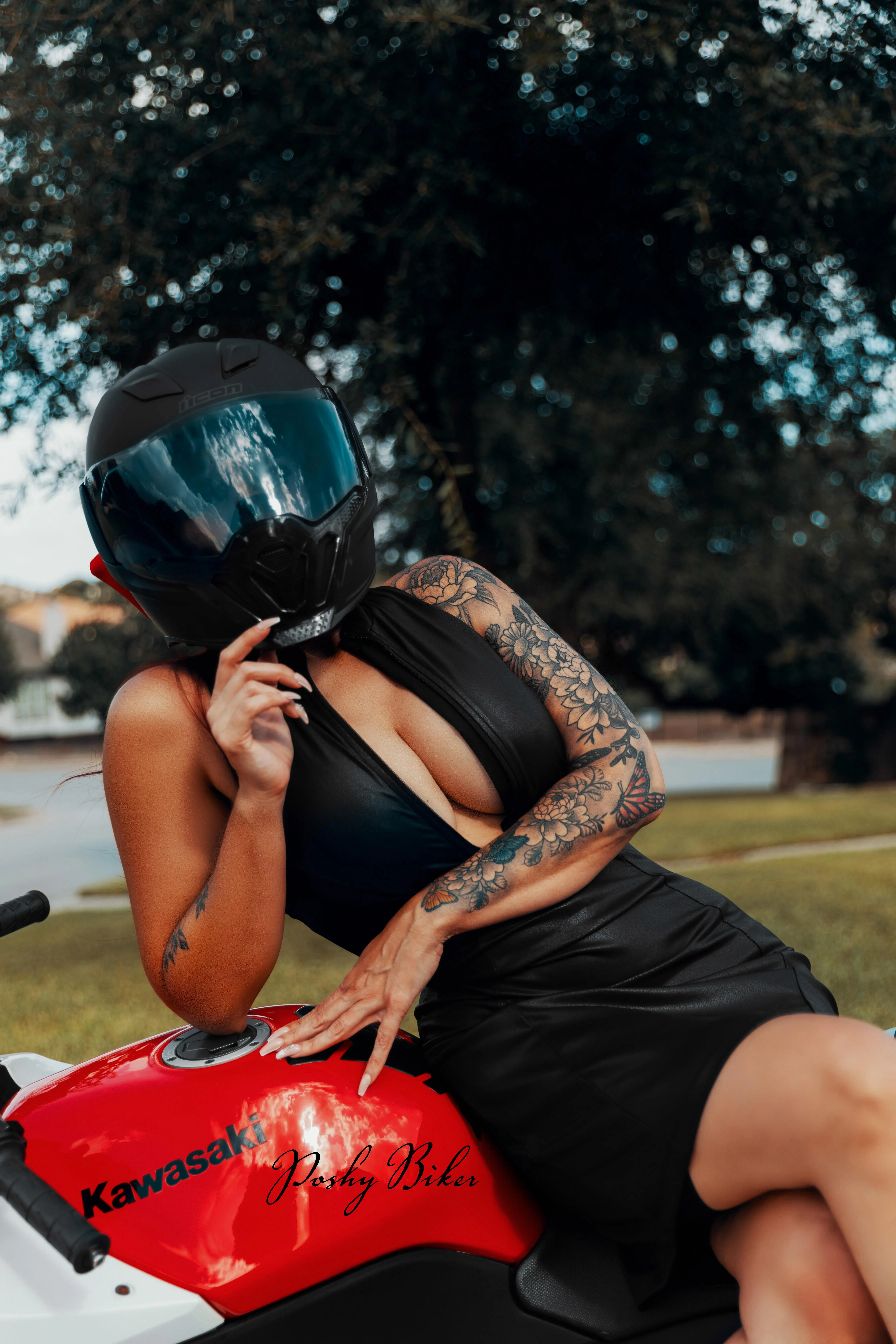 Busting out of my dress…