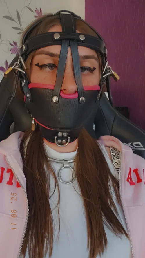 I got a muzzle at the vet today and it was locked