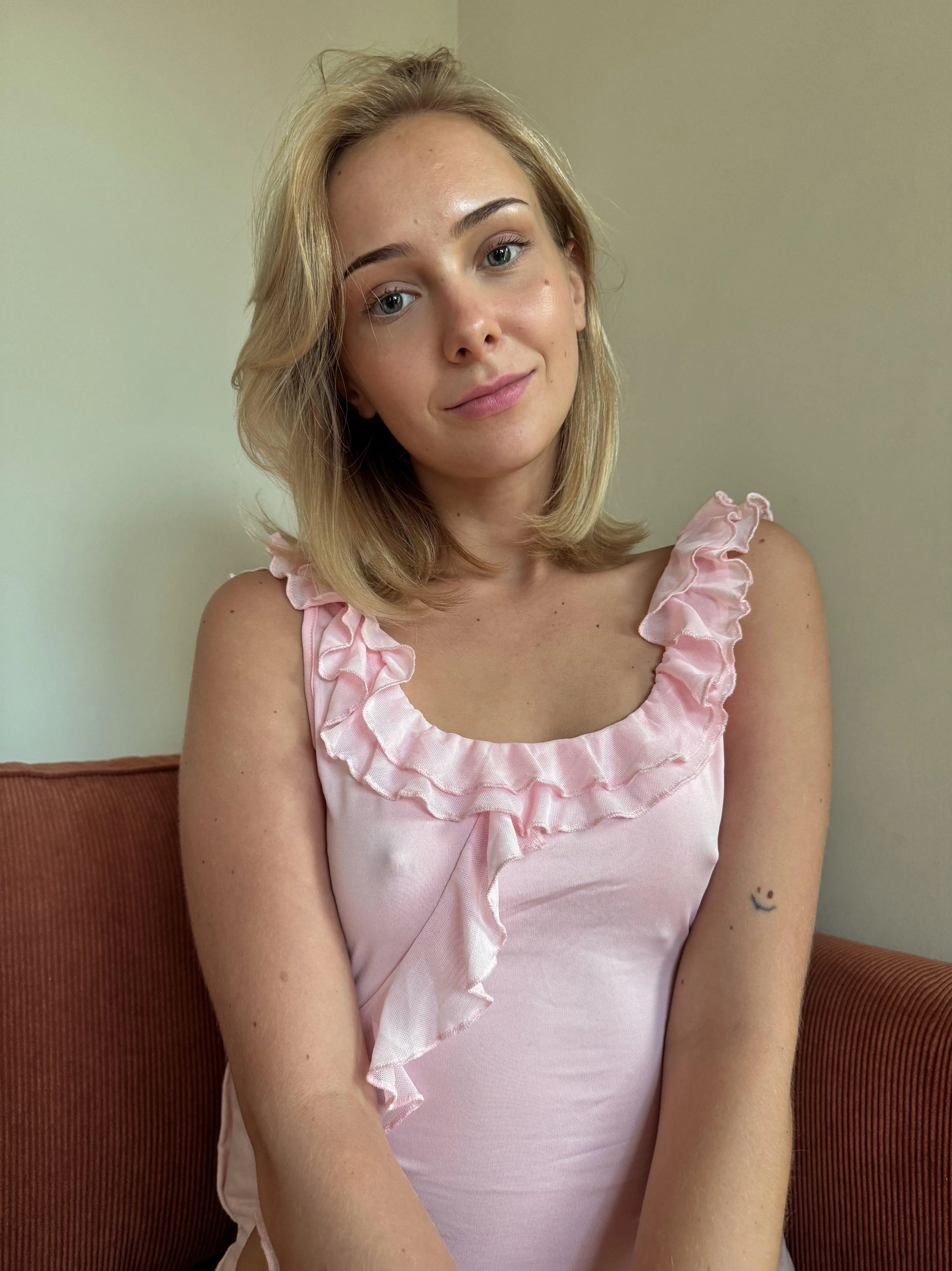 I hope you admire my braless fashion