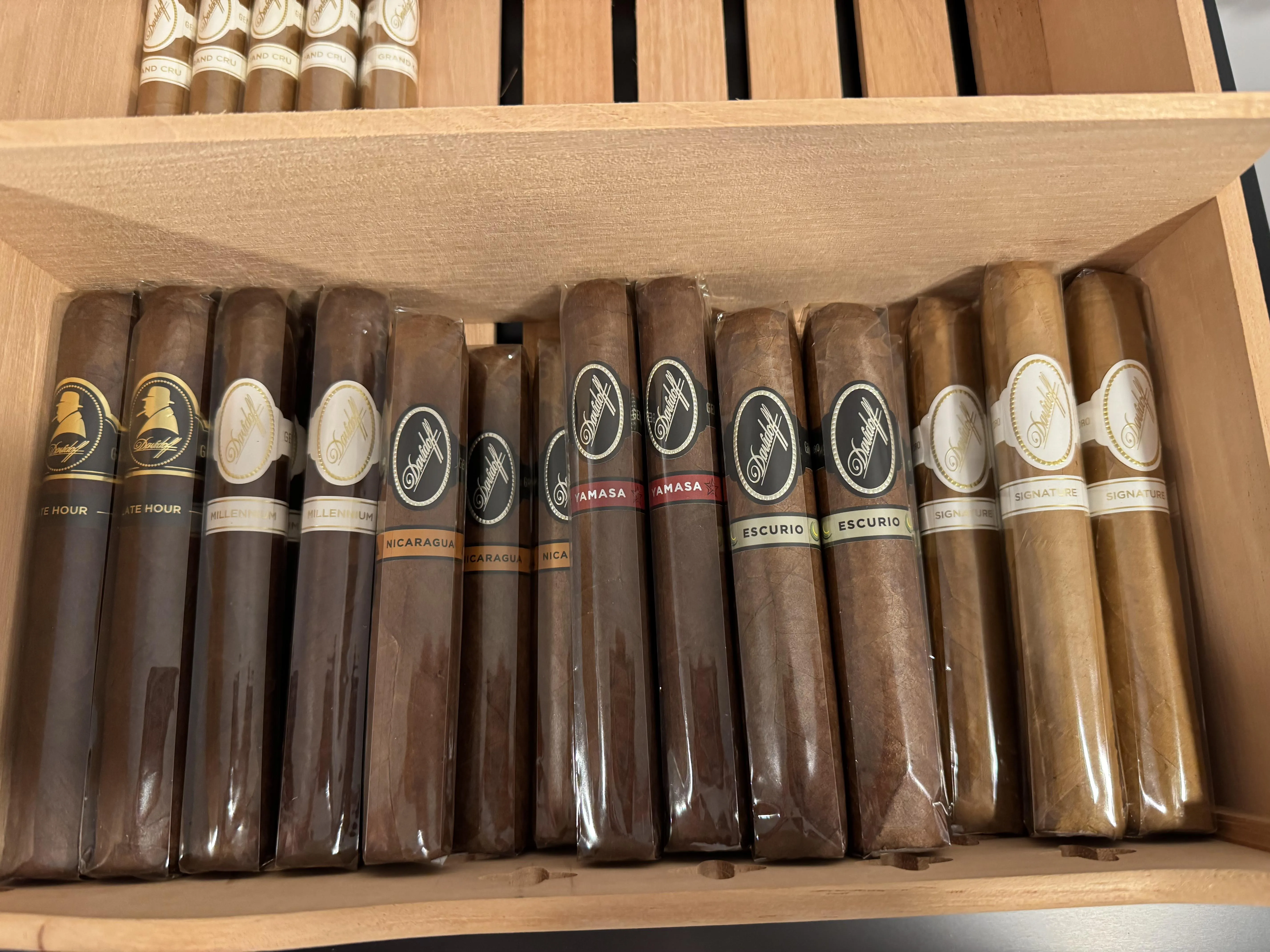 Made myself a Davidoff sampler