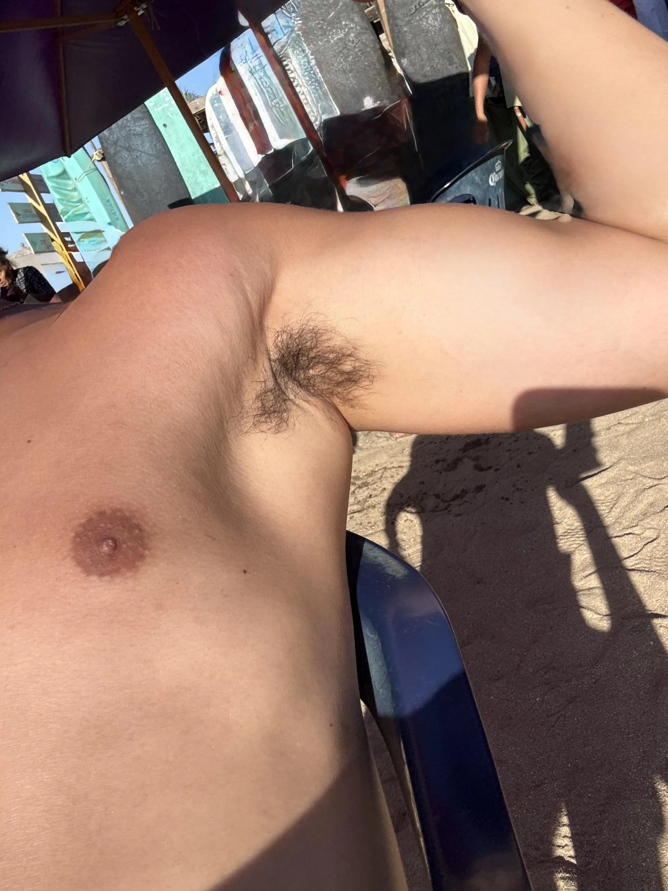 no deodorant at the beach kind of day