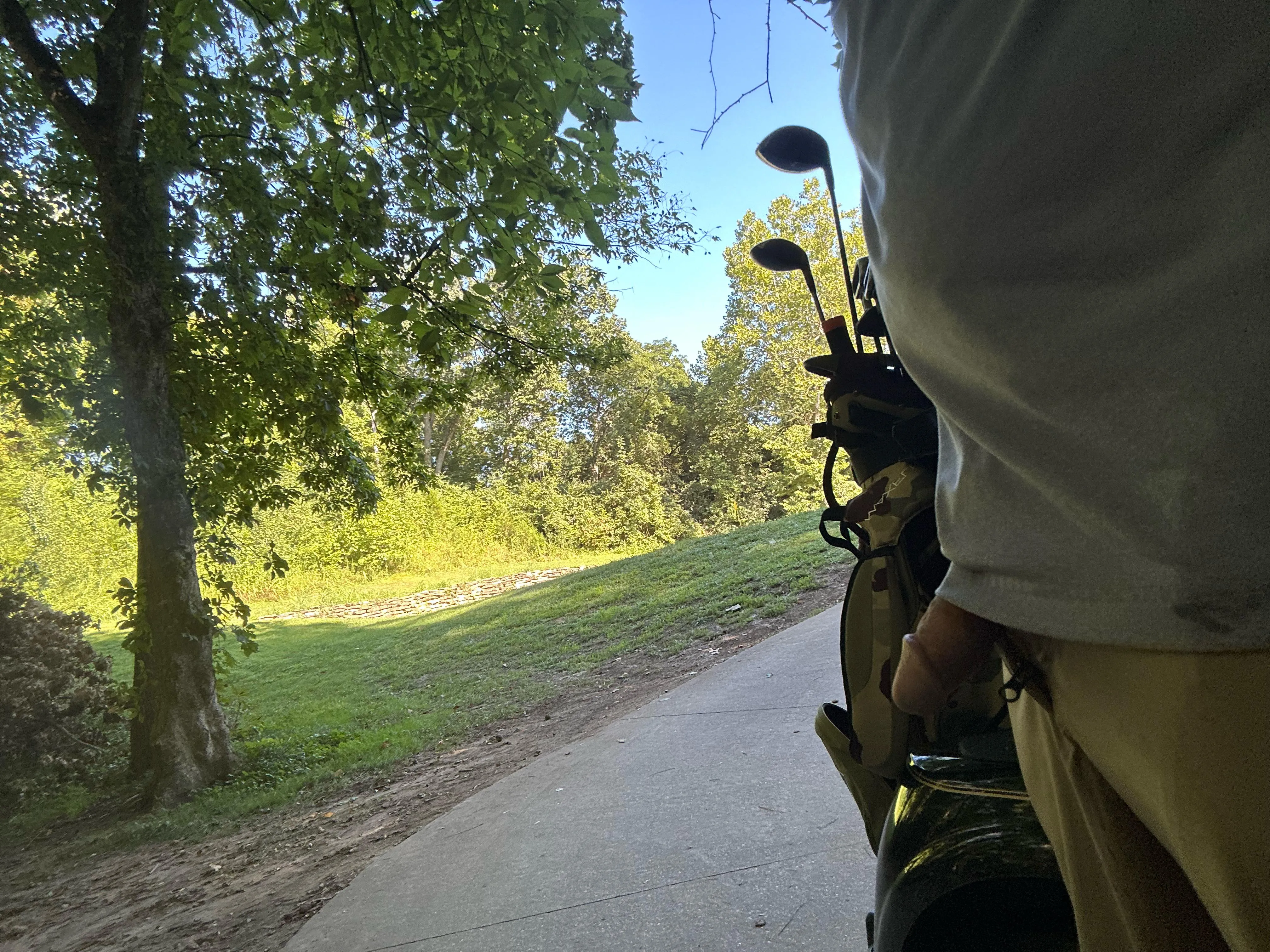 Nothing like a round with it hanging out!