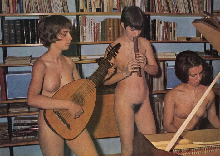 Nudist music school.
