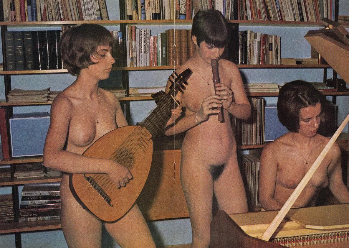 Nudist music school.