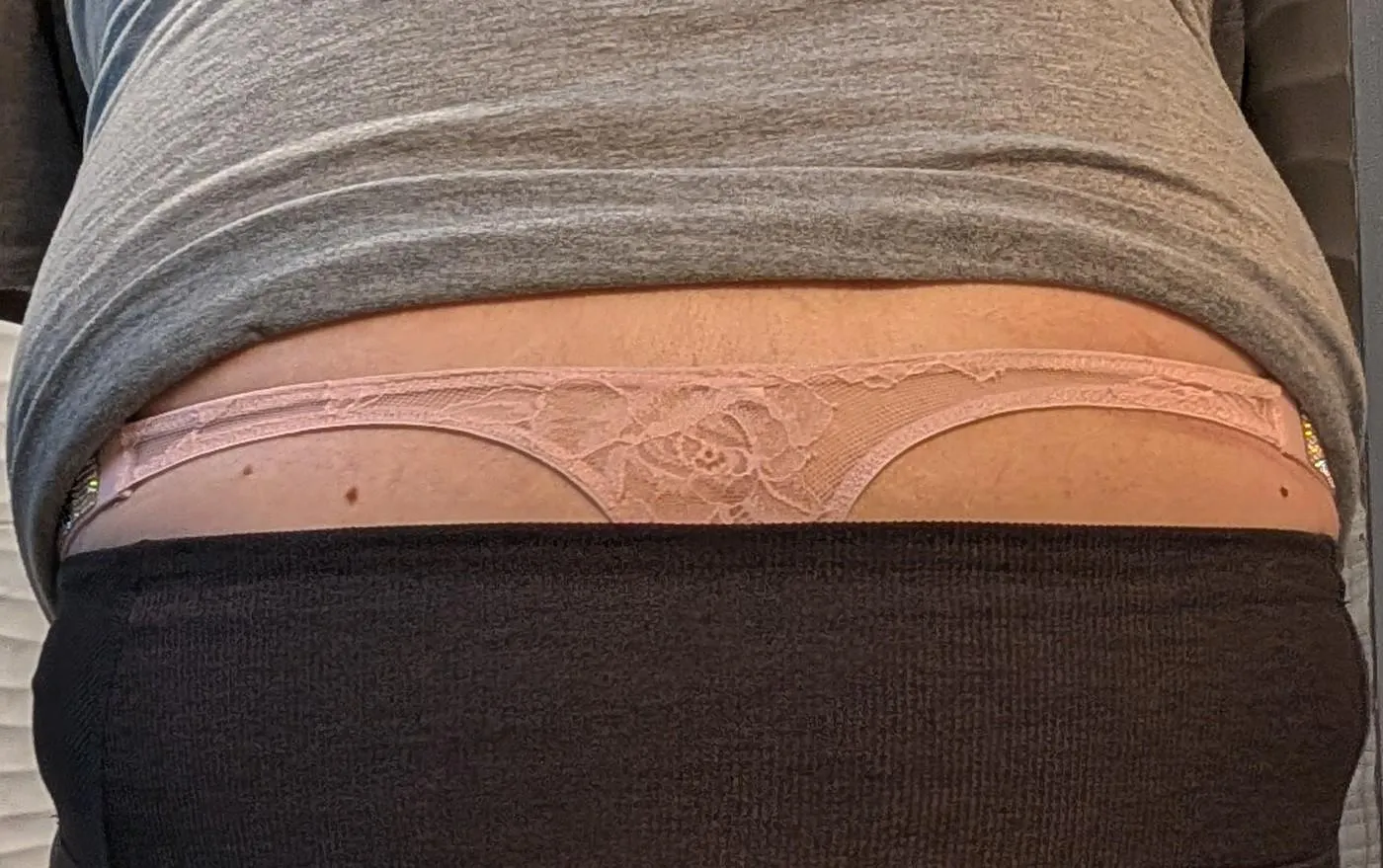 Pink lace is always nice