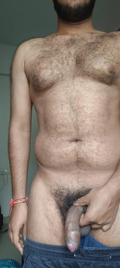Rate my hairy body and thick cock(m)