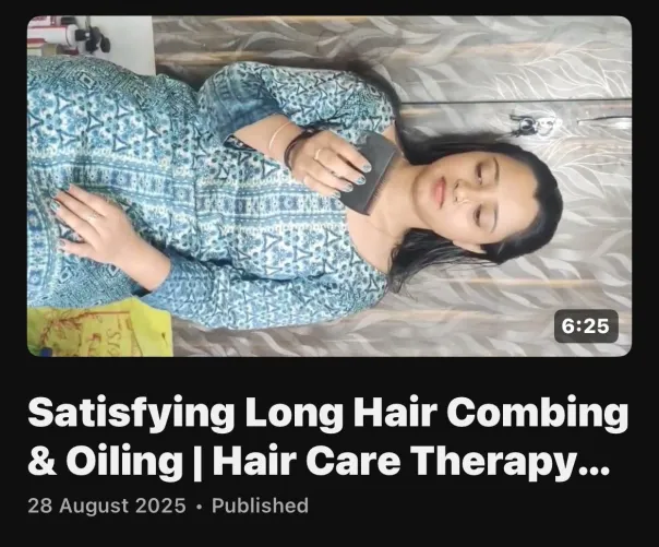 Satisfying video on YOUTUBE #combing subscribe for more