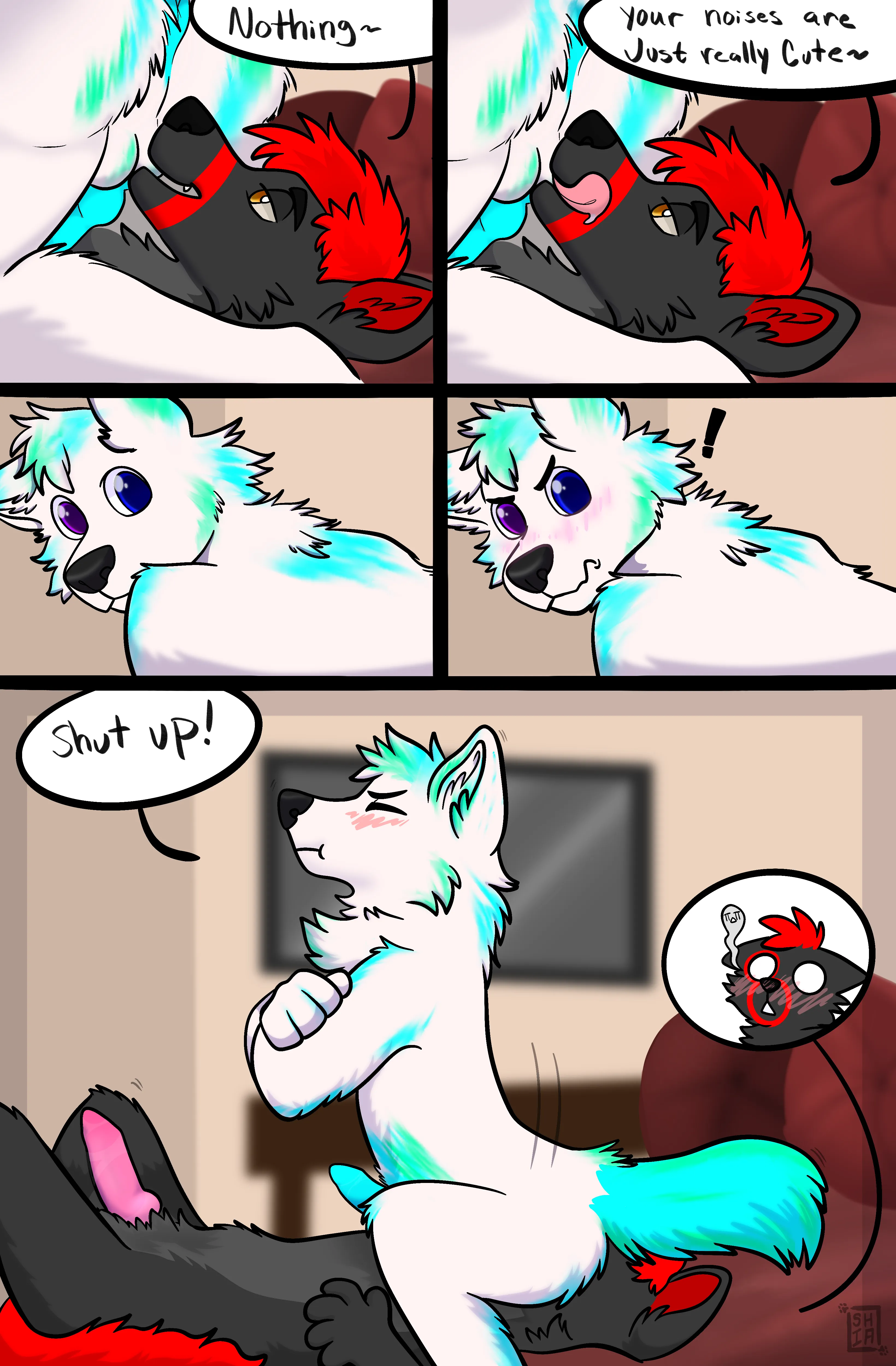 Shut up! (Rimming comic) PG 2 (shilohsheartinart) [MM]