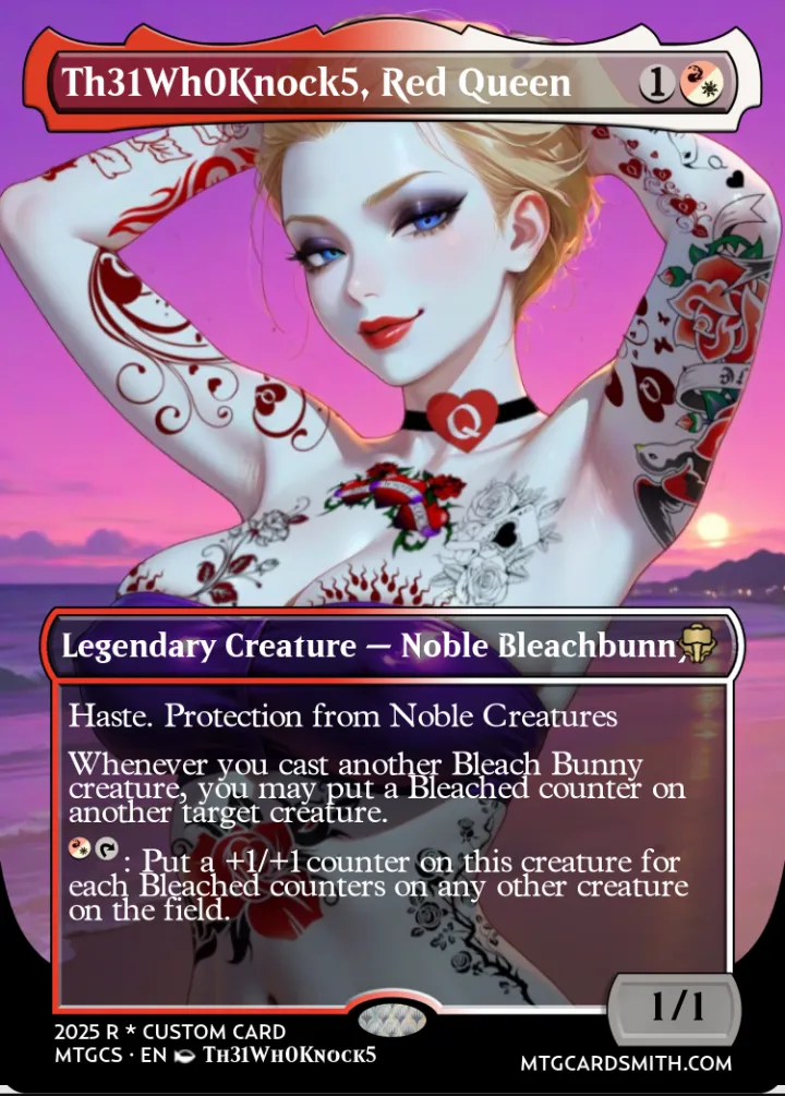 Since I got permission, behold a new card from an editor in this lovely sub! Since I got permission, behold a new card from an editor in this lovely sub!