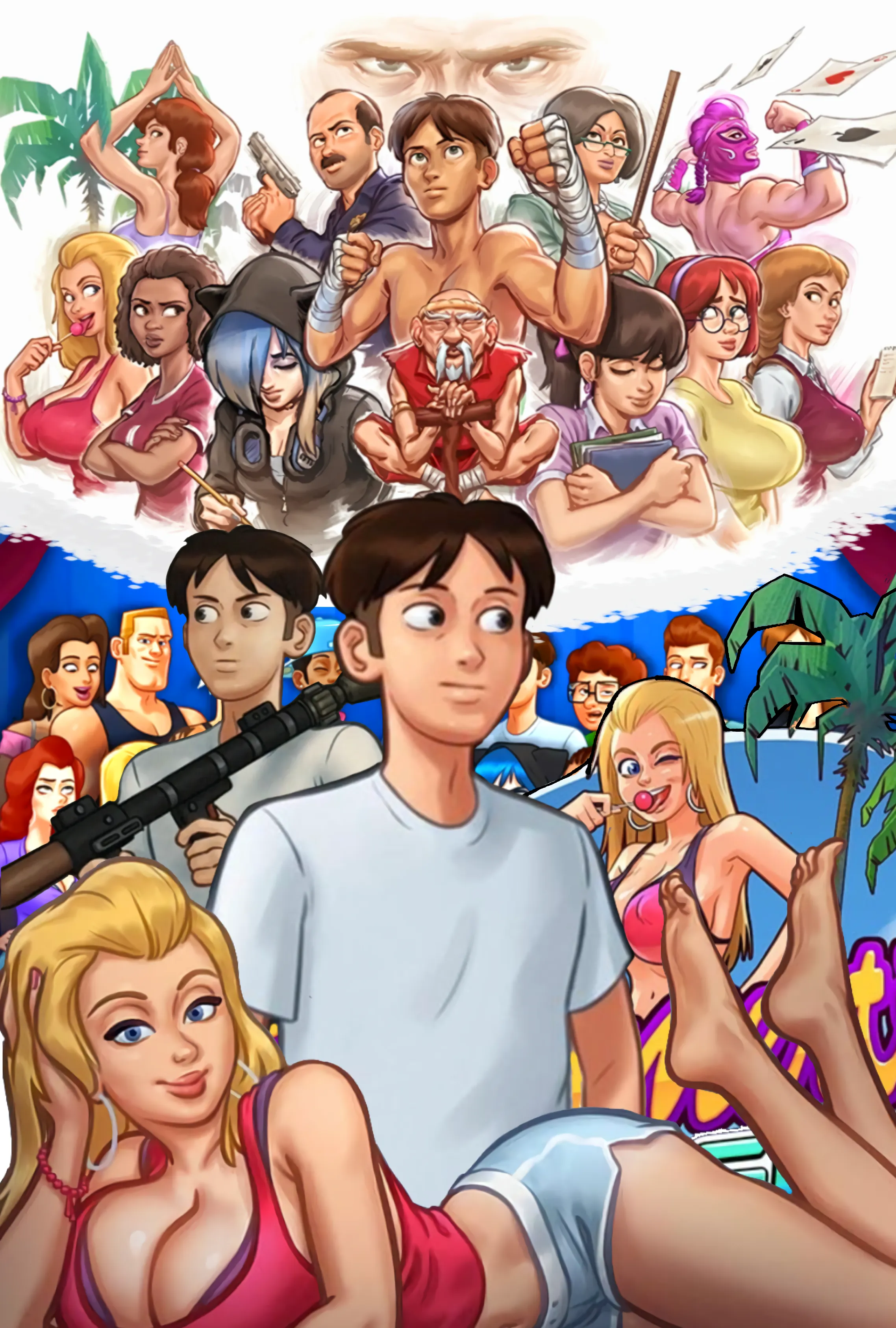 Summertime Saga Wallpaper