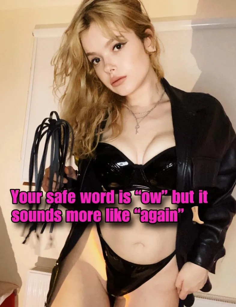 That's your safe word [no imagefap] [oc]