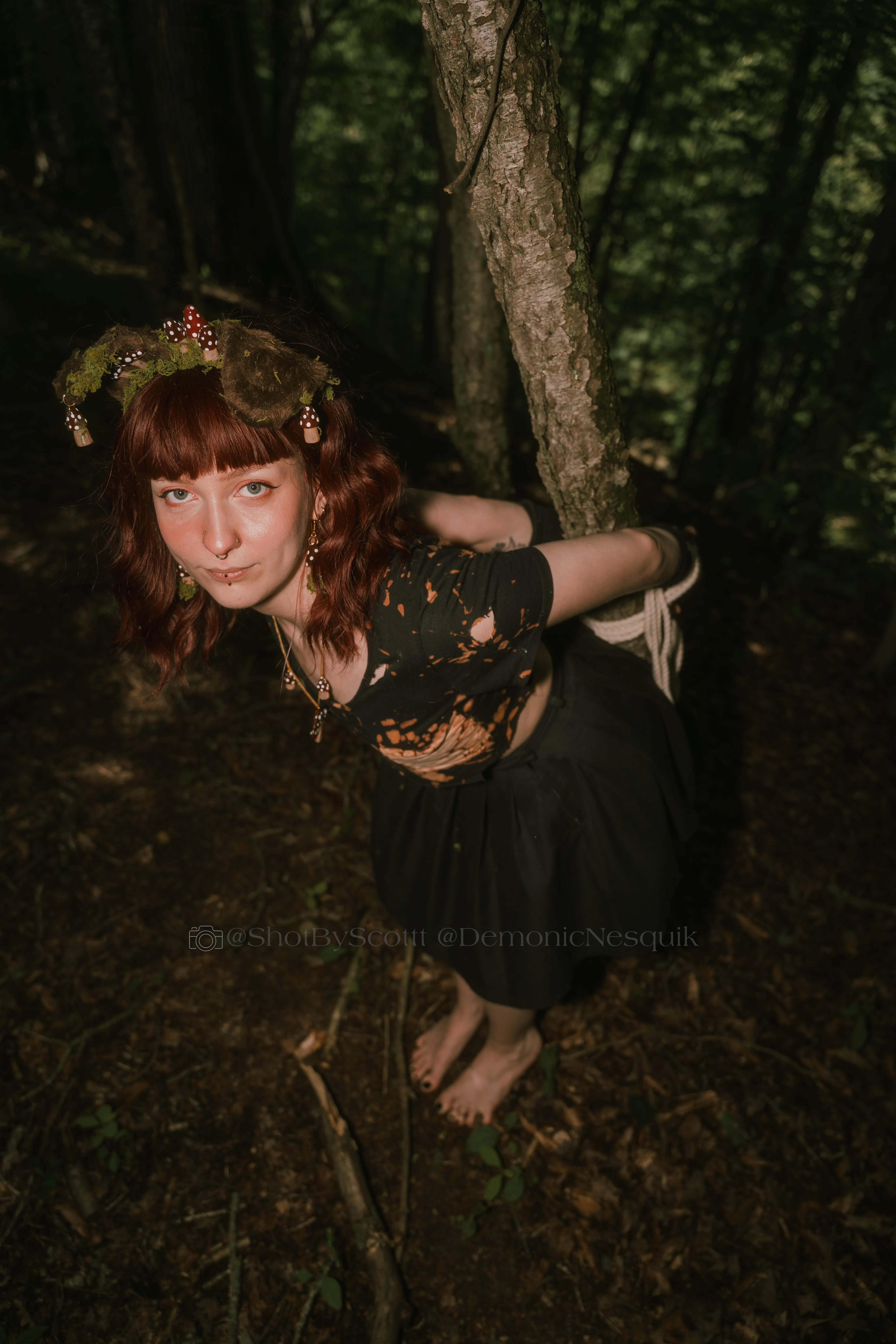 Tied up and defenseless