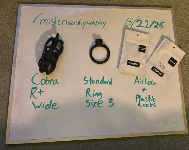 [US][SELL][#Cobra R+ Wide][#Size 3 Ring] [Airlock+Plastic locks]